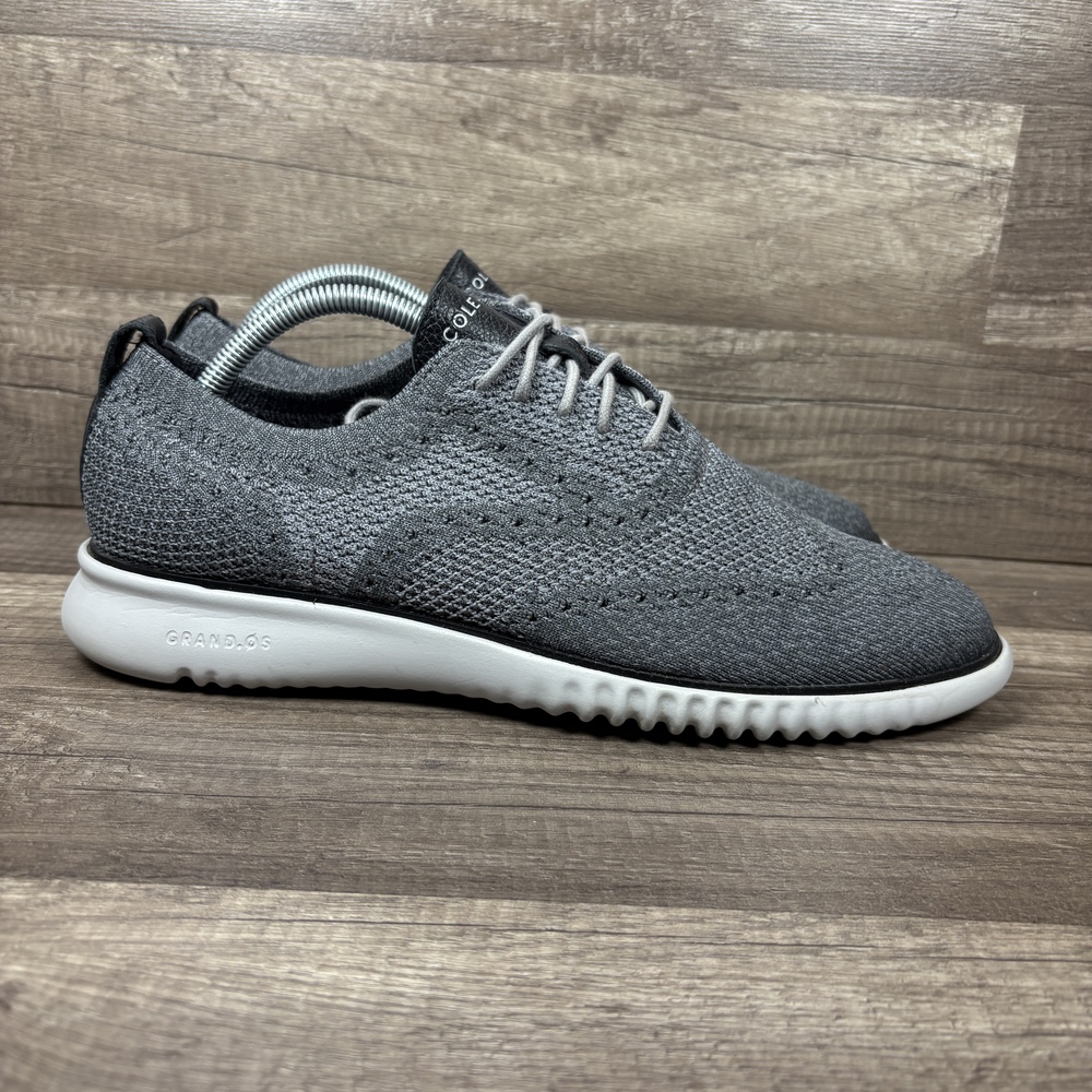 Cole Haan Zerogrand Knit Oxford Gray Mens US Size 10 C27565 Sneakers